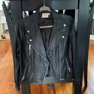 Lush faux leather jacket